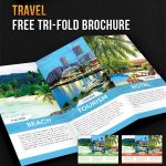 Free 12+ Psd Travel Brochure Design Templates | Indesign | Ms Word For Online Brochure Template Free