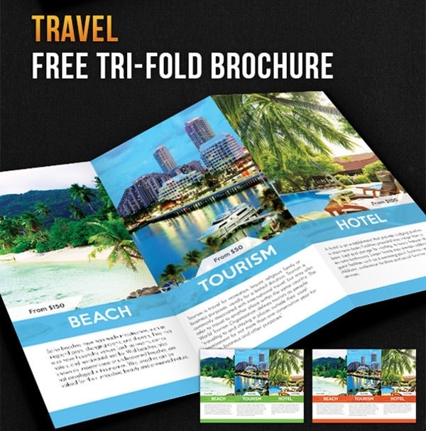 Free 12+ Psd Travel Brochure Design Templates | Indesign | Ms Word For Online Brochure Template Free