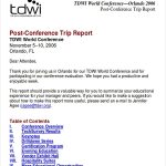 Free 14+ Sample Trip Reports In Ms Word | Apple Pages | Google Docs | Pdf Inside Conference Summary Report Template