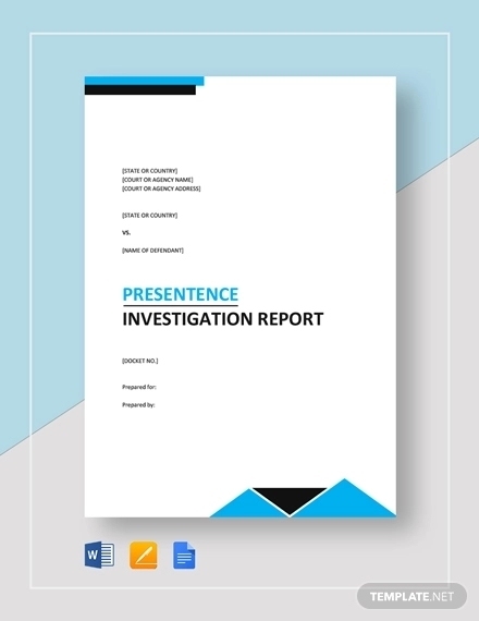 Free 15 Investigation Report Samples Examples In Pdf Google Throughout Private Investigator Surveillance Report Template