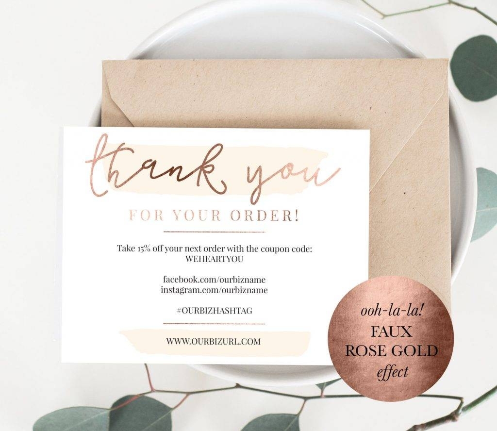 Free 17+ Business Thank You Cards In Word | Psd | Ai | Eps Vector Inside Thank You Card Template Word