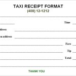 Free 18+ Taxi Receipt Templates In Google Docs | Google Sheets | Excel for Blank Taxi Receipt Template