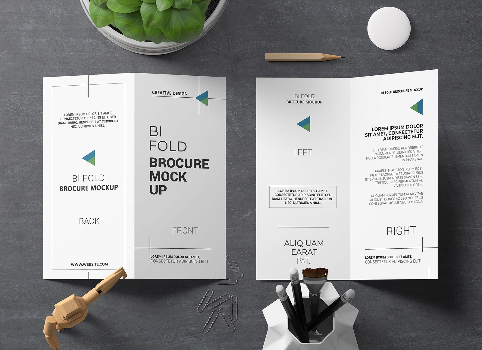 Free 2 Fold Brochure Mockup Psd – Good Mockups Throughout Good Brochure Templates