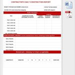 Free 21+ Sample Daily Work Report Templates In Pdf | Ms Word | Google Docs Throughout Construction Daily Progress Report Template