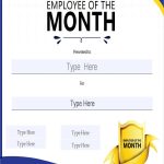 Free 23+ Blank Award Certificates In Pdf | Ppt Throughout Employee Of The Month Certificate Templates