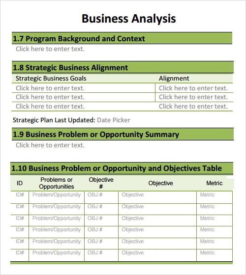 Free 31+ Analysis Templates In Google Docs | Ms Word | Pages | Pdf Pertaining To Business Analyst Report Template