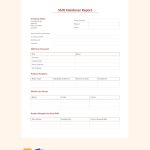 Free 37+ Handover Report Templates In Ms Word | Pdf | Google Docs With Shift Report Template