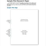Free 6+ Sample Mla Outline Templates In Pdf | Ms Word for Mla Format Word Template