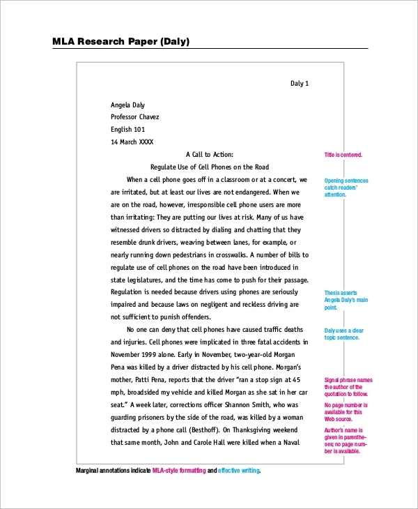 Free 6+ Sample Research Papers In Pdf For Research Report Sample Template