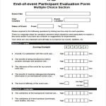 Free 9+ Event Evaluation Forms In Pdf | Ms Word regarding Event Survey Template Word