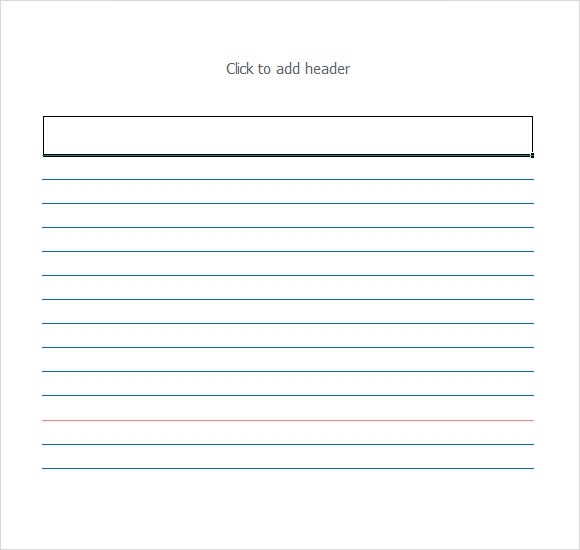 Free 9+ Index Card Templates In Pdf | Excel Inside 5 By 8 Index Card Template