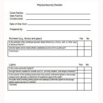 Free 9+ Physical Security Checklist Templates In Ms Word | Pdf | Free For Physical Security Report Template