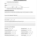 Free 9+ Sample Medical Forms In Ms Word | Pdf For History And Physical Template Word