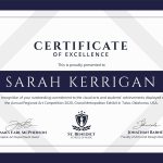 Free Art Achievement Certificate Template In Adobe Photoshop With Regard To Art Certificate Template Free