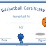 Free Basketball Certificate Templates With Regard To Basketball Certificate Template