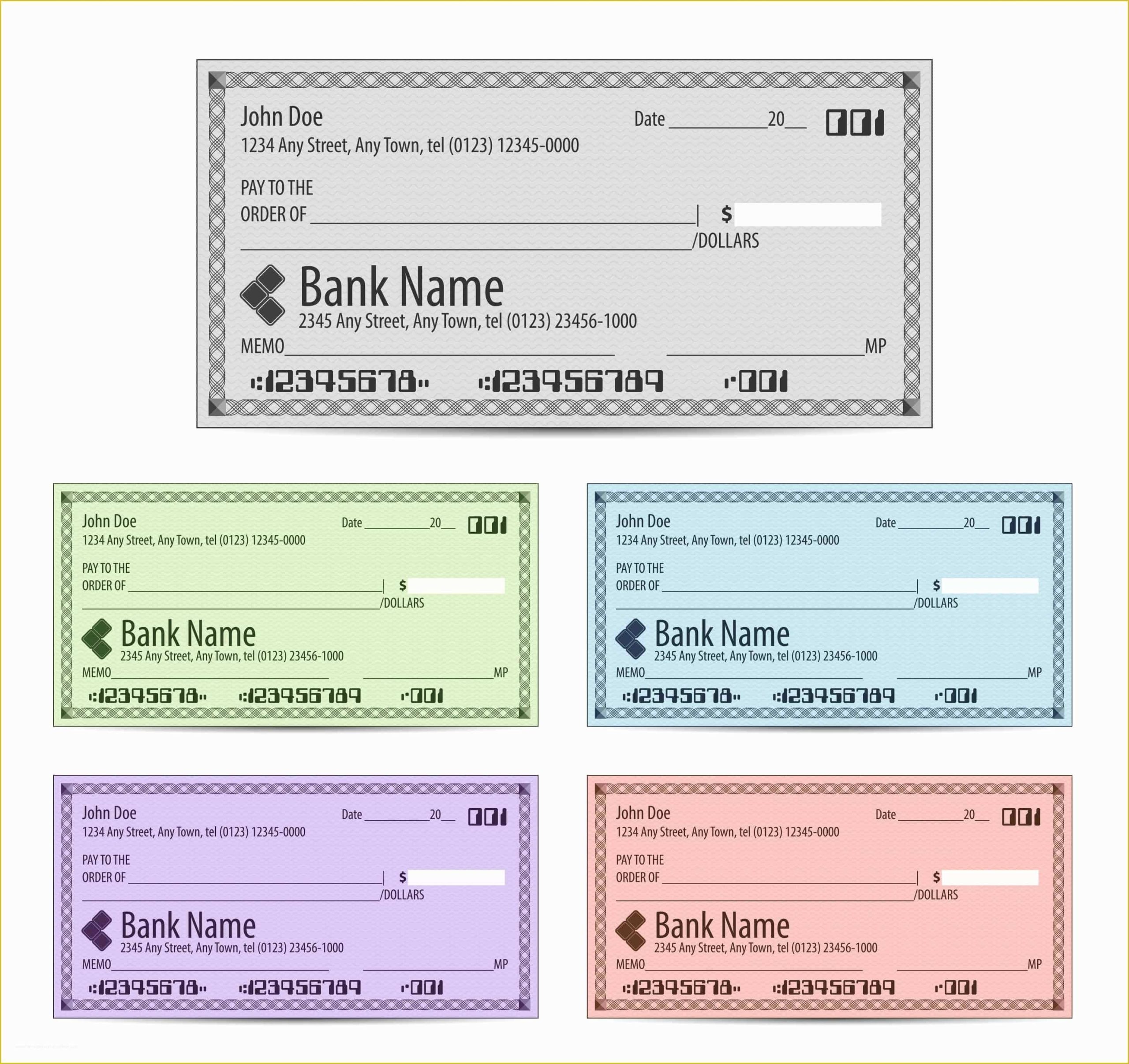 Free Blank Check Template Of Big Check & Giant Check Printing With Regard To Large Blank Cheque Template