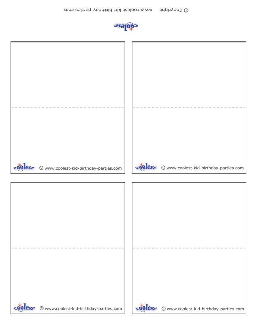 Free Blank Place Card Template Word – Cards Design Templates For Free Place Card Templates Download