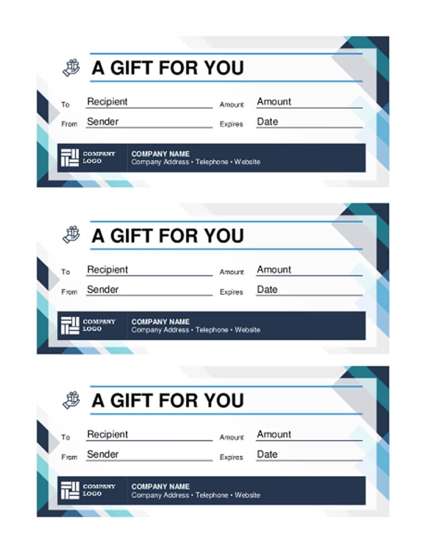 Free Business Gift Certificate Templates (Ms Word & More) Regarding Microsoft Gift Certificate Template Free Word