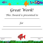Free Certificate Templates Downloads Intended For Free Kids Certificate Templates