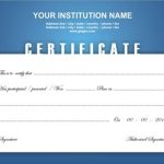 Free Certificate Templates Intended For Word 2013 Certificate Template