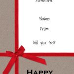 Free Christmas Gift Certificate Template | Customize Online & Download With Regard To Homemade Christmas Gift Certificates Templates
