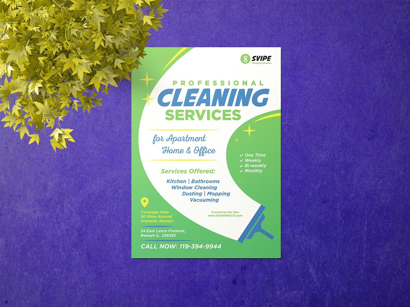 Free Cleaning Services Flyer Design Template Ai | Free Psd | Ui Download With Cleaning Brochure Templates Free