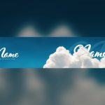 Free Clouds Youtube Banner Template | 5Ergiveaways Pertaining To Free Online Banner Templates