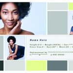 Free Comp Card Templates For Actor & Model Headshots | Nextdayflyers With Free Model Comp Card Template Psd