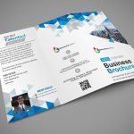 Free Corporate Business Brochure  Tri Fold Design – Graphicsfamily Intended For 3 Fold Brochure Template Free Download