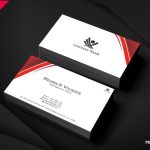 [Free] Corporate Business Cards Design Psd | Psddaddy In Business Card Size Template Psd