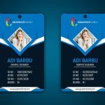 Free Corporate Id Card Design Template - Graphicsfamily within Id Card Design Template Psd Free Download