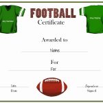 Free Custom Football Certificates Intended For Football Certificate Template
