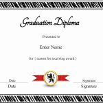 Free Customizable & Printable Diploma Template Inside University Graduation Certificate Template