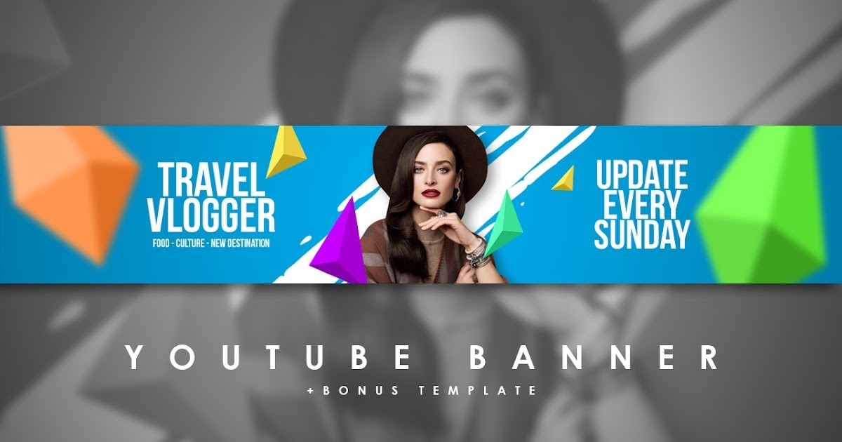 Free Download Youtube Chanel Art / Youtube Banner Photoshop Project For Banner Template For Photoshop