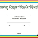 Free Drawing Competition Certificate Templates: 7 Best Ideas For Free Art Certificate Templates