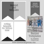 Free Easy Diy Banner Templates • Shawna Clingerman With Banner Cut Out Template