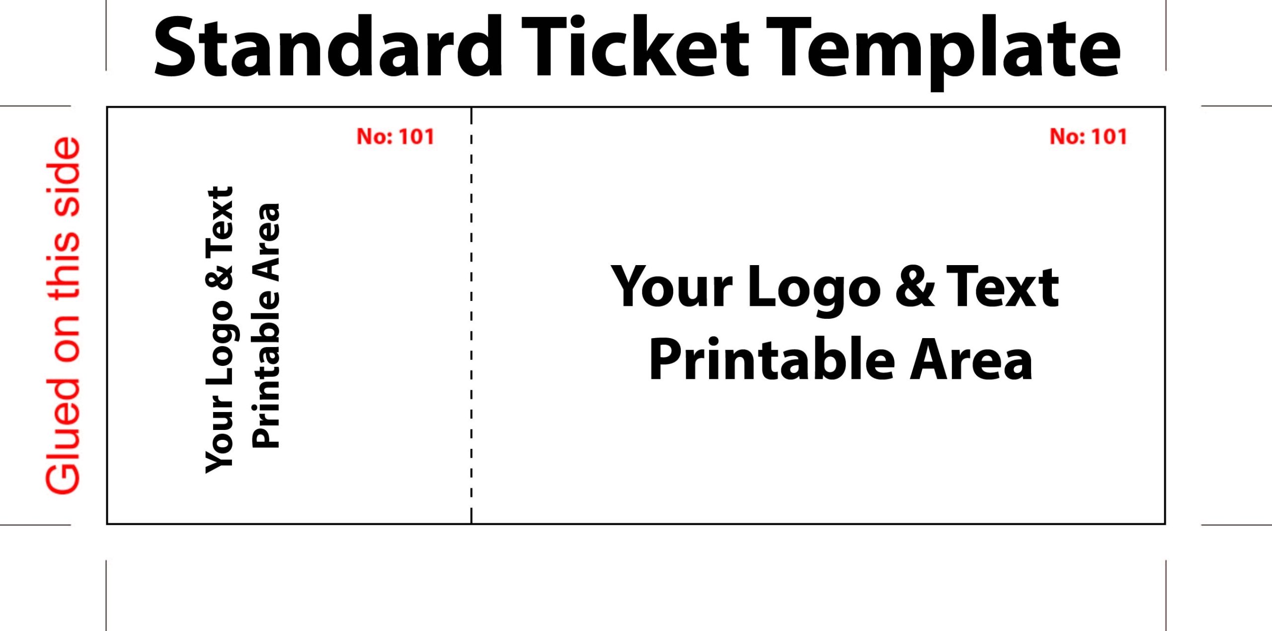 Free Event Ticket Templates Templates Download Regarding Blank Admission Ticket Template