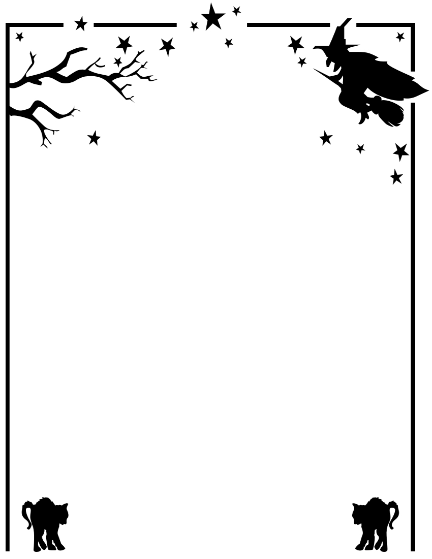 Free Free Halloween Border, Download Free Free Halloween Border Png Throughout Free Halloween Templates For Word