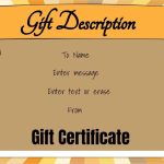 Free Gift Certificate Template | 50+ Designs | Customize Online And Print Inside Printable Gift Certificates Templates Free
