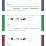 Free Gift Certificate Template And Tracking Log regarding Small Certificate Template