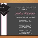 Free Graduation Party Invitation Template For Graduation Invitation Templates Microsoft Word