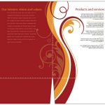 Free Illustrator Templates: Company Folder Brochures | Designfreebies With Free Illustrator Brochure Templates Download