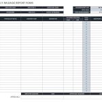 Free Mileage Log Templates | Smartsheet with Gas Mileage Expense Report Template
