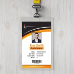 Free Online Id Card Design Template Psd – Graphicsfamily Regarding Id Card Design Template Psd Free Download