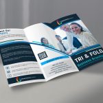 Free Online Specialist Tri Fold Brochure Design Template – Graphicsfamily Inside Online Brochure Template Free