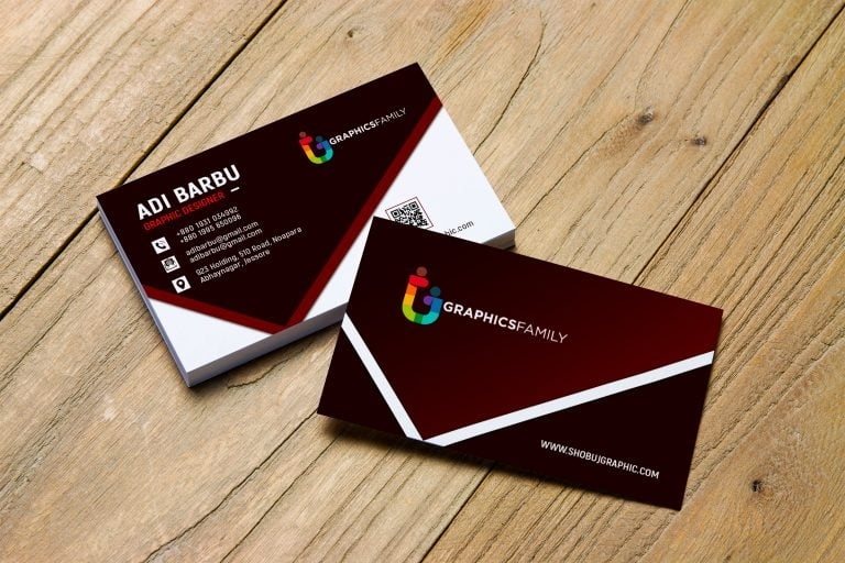 Free Photoshop Graphic Design Business Card Psd Template – Graphicsfamily With Regard To Name Card Template Photoshop