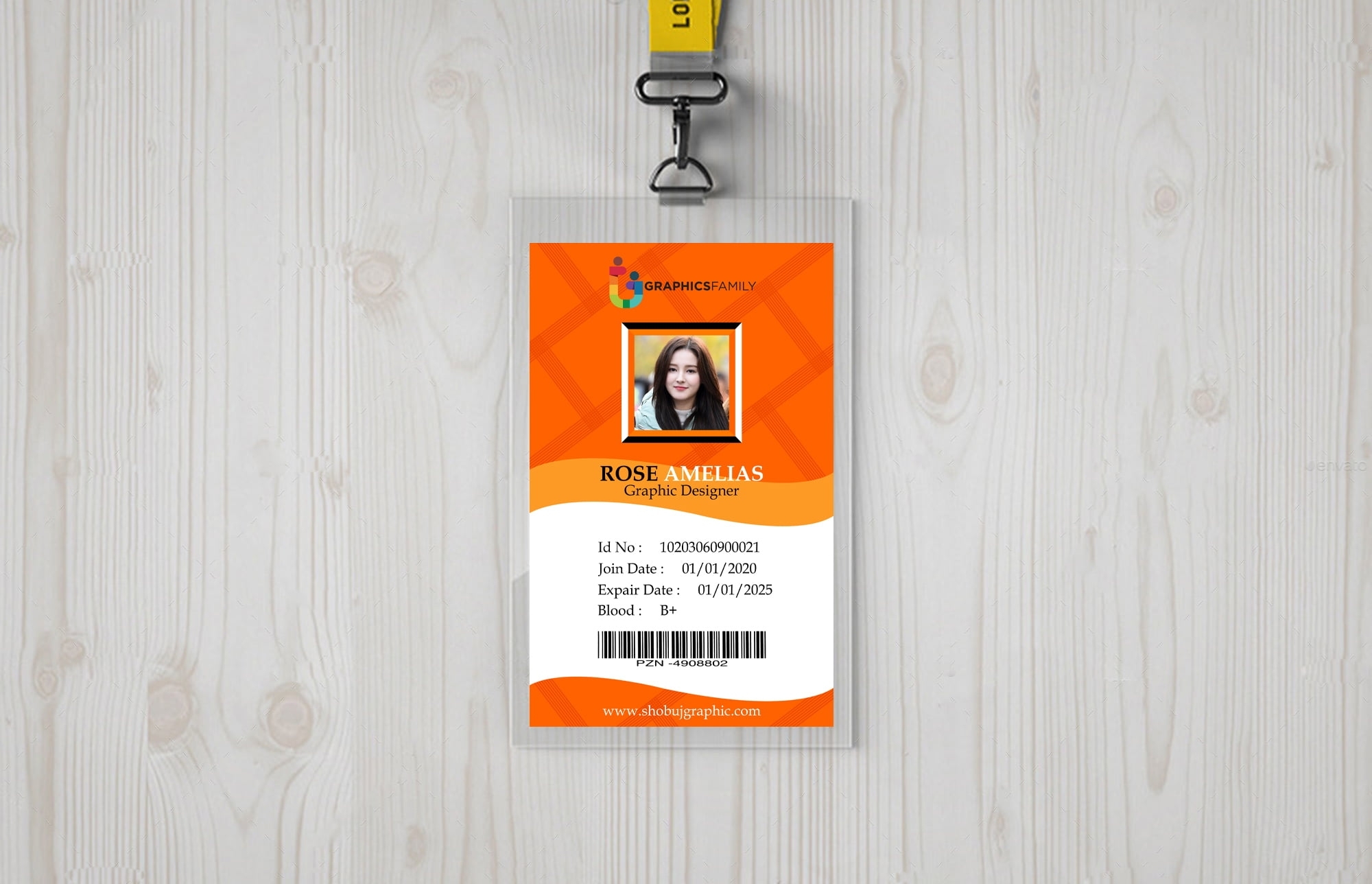 Free Photoshop Online Marketing Id Card Design Template – Graphicsfamily With Advertising Card Template