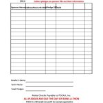 Free Pledge Card Template Pertaining To Free Pledge Card Template