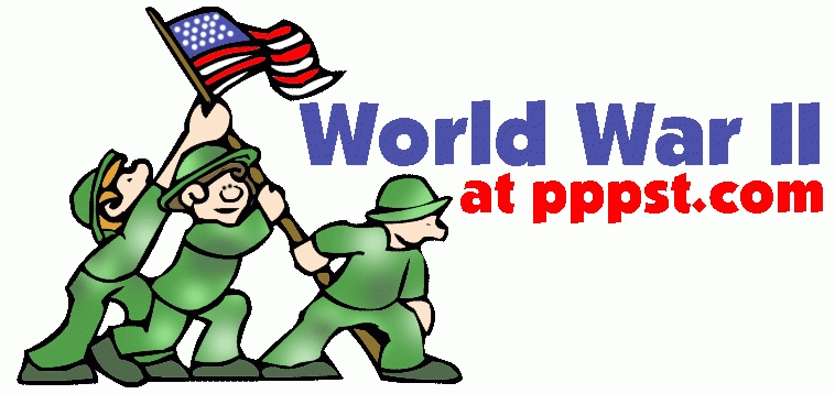 Free Powerpoint Presentations About World War Ii For Kids & Teachers (K 12) Inside World War 2 Powerpoint Template