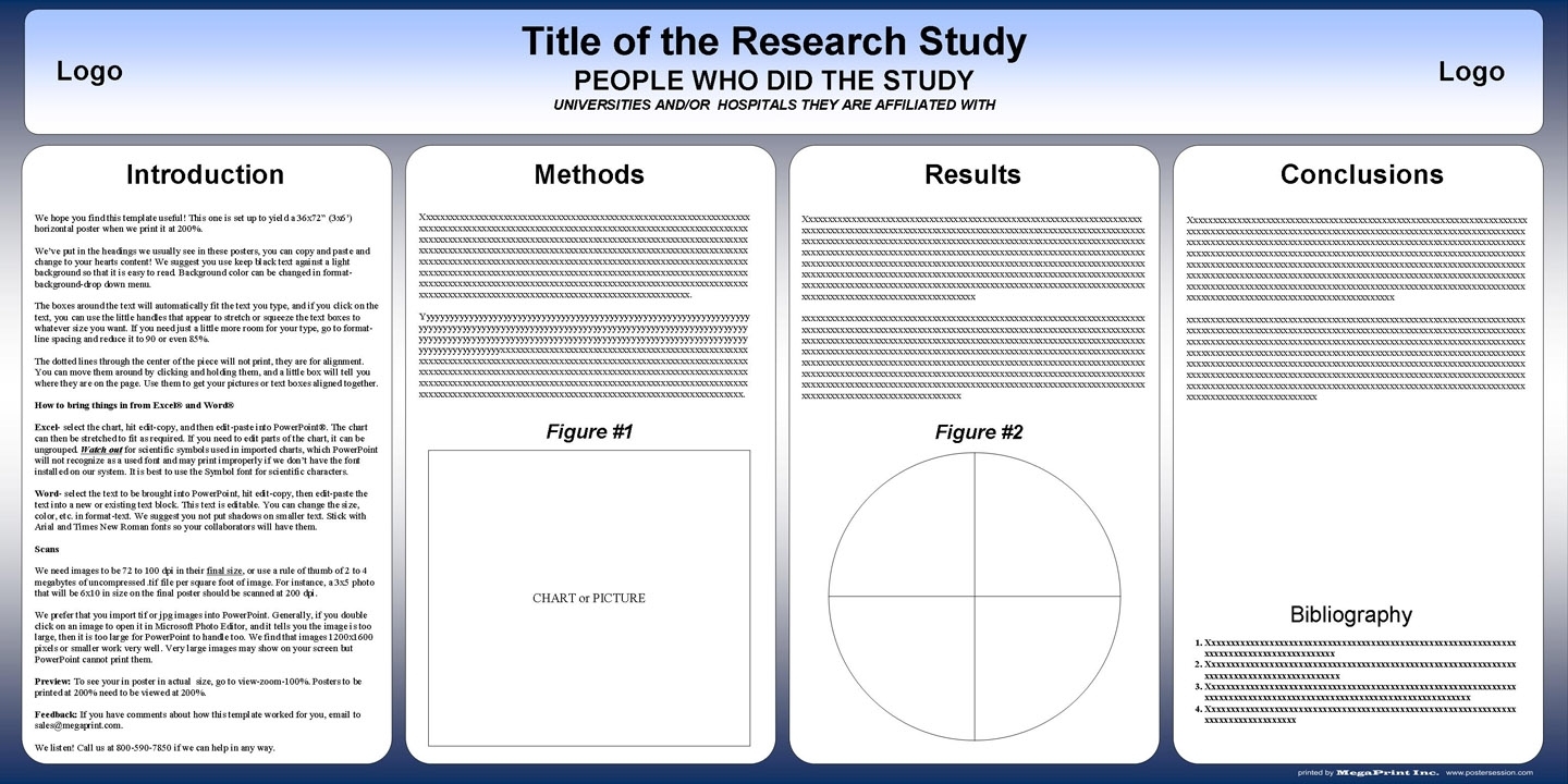 Free Powerpoint Scientific Research Poster Templates For Printing Intended For Powerpoint Poster Template A0